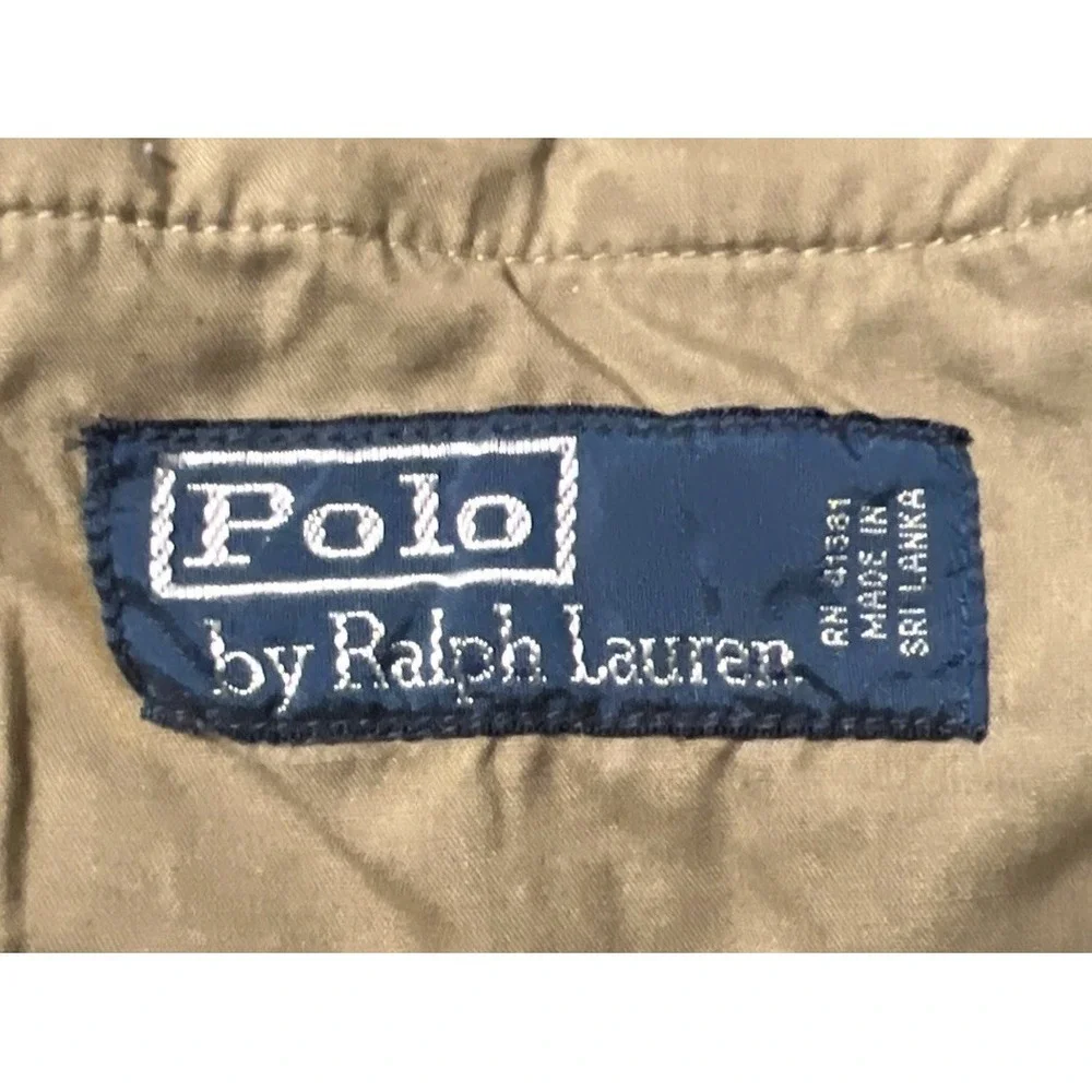 Polo Ralph Lauren Double Pleated And Cuffed Gold Brown Corduroy Pants Size 32x30
